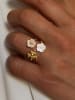 Les Petites Précieuses Vergold. Ring mit Edelsteinen