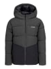 JACK & JONES Junior Steppjacke "Brady" in Anthrazit/ Schwarz