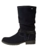 Lurchi Leder-Stiefel "Lia" in Dunkelblau