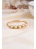 Pierres delicates Vergold. Armspange mit Perlen