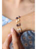 Pierres delicates Vergold. Armkette mit Edelsteinen