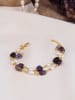 Pierres delicates Vergold. Armkette mit Edelsteinen