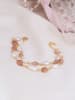 Pierres delicates Vergulde armband met edelstenen