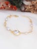 Pierres delicates Vergold. Armkette mit Edelsteinen