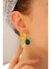 Pierres delicates Vergold. Ohrstecker mit Edelsteinen