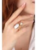 Pierres delicates Vergold. Ring mit Perlmutt