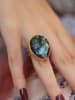 Pierres delicates Vergold. Ring mit Edelstein