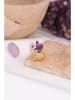 Pierres delicates Vergulde ring met edelstenen