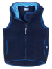 finkid Fleece bodywarmer "Poppel" donkerblauw