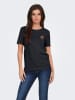 JDY Koszulka w kolorze czarnym