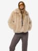 Noisy may Kunstbont jas "NMEVIE" beige