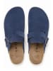BABUNKERS Family Leder-Clogs in Blau