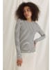 Cotton Candy Longsleeve in Schwarz/ Weiß