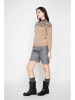 C& Jo Pullover in Beige/ Grau