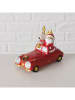 Boltze Decoledfiguur "Martiny" rood - (H)9,5 cm