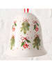 Boltze Kersthanger "Noelle" wit/groen - (H)10 cm