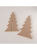 Boltze Dekoaufsteller "Felty" in Beige - (B)16,3 x (H)30 x (T)16,3 cm