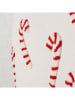 Boltze Kussen "Candycane" wit/rood - (L)45 x (B)45 cm
