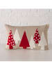 Boltze Kissen "Mali" in Beige/ Rot/ Weiß - (L)50 x (B)30 cm