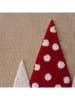 Boltze Kussen "Mali" beige/rood/wit - (L)50 x (B)30 cm
