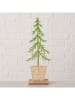 Boltze LED-Dekoaufsteller "Cedric" in Beige/ Grün - (B)16 x (H)41,5 x (T)6 cm