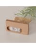 Boltze LED-Dekoaufsteller "Cedric" in Beige/ Grün - (B)16 x (H)41,5 x (T)6 cm