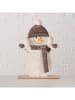 Boltze Figurka dekoracyjna "Frosty" w kolorze biało-brązowym - 42,5 cm