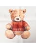 Boltze Tischläufer "Bailey" in Weiß/ Rot - (L)140 x (B)40 cm