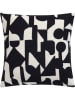 David Fussenegger Kussenhoes "Silvretta - Abstract" zwart/wit
