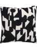 David Fussenegger Kussenhoes "Silvretta - Abstract" zwart/wit
