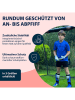 Hudora Nagolenniki w kolorze czerwonym z ochroną kostki