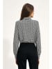 Nife Bluse in Schwarz/ Weiß