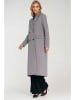 Nife Übergangsmantel in Grau/ Schwarz