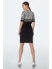 Nife Kleid in Schwarz/ Weiß