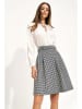 Nife Spódnica w kolorze czarno-białym
