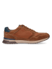 Camel Active Skórzane sneakersy w kolorze jasnobrązowo-niebieskim