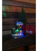Konstsmide Lampa dekoracyjna LED "Santa boot" ze wzorem - 23,5 x 28 x 18 cm