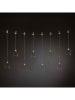 Konstsmide LED-Lichtervorhang ''Stars'' in Warmweiß - (L)59 x (B)105 cm