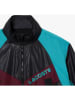 Lacoste Übergangsjacke in Schwarz/ Blau/ Bordeaux