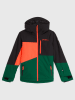 O'Neill Ski-/snowboardjas zwart/groen/oranje