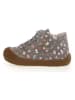 Naturino Leder-Lauflernschuhe "Cocoon" in Bunt/ Hellgrau