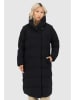 alife and kickin Wintermantel "FleurAK" in Schwarz