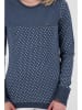 alife and kickin Longsleeve in Dunkelblau/ Weiß