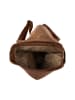 Lucca Baldi Leder-Rucksack "Montichiari" in Braun - (B)31 x (H)37 x (T)15 cm