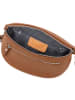 Lucca Baldi Leder-Gürteltasche "Burano" in Camel - (B)30 x (H)19 x (T)2 cm