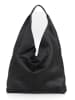 Lucca Baldi Leder-Schultertasche "Catanzaro" in Schwarz - (B)45 x (H)36 x (T)5 cm