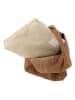 Lucca Baldi Leren schoudertas "Catanzaro" camel - (B)45 x (H)36 x (D)5 cm