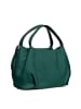 Lia Biassoni Leder-Henkeltasche "Taro" in Petrol - (B)28 x (H)25 x (T)18 cm