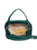 Lia Biassoni Leder-Henkeltasche "Taro" in Petrol - (B)28 x (H)25 x (T)18 cm
