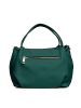 Lia Biassoni Leder-Henkeltasche "Taro" in Petrol - (B)28 x (H)25 x (T)18 cm